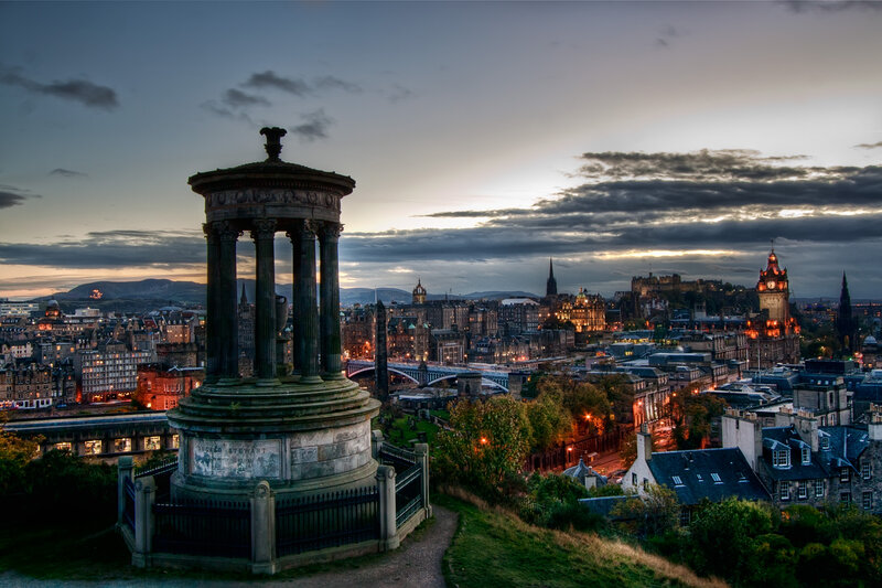Dugald Stewart Monument — Gray