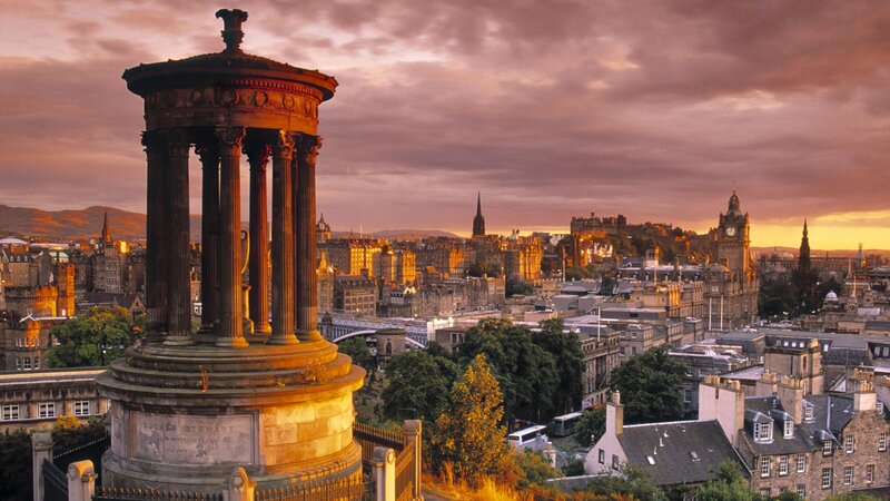 Dugald Stewart Monument — Orange