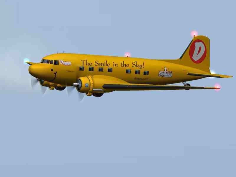 Duggee's yellow airplane