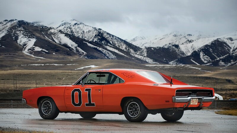 Duke's car in the mountains