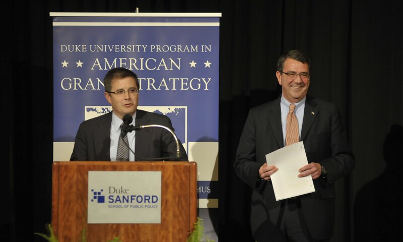 Duke University event with speakers