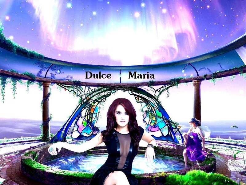 Dulce Maria in fantasy garden