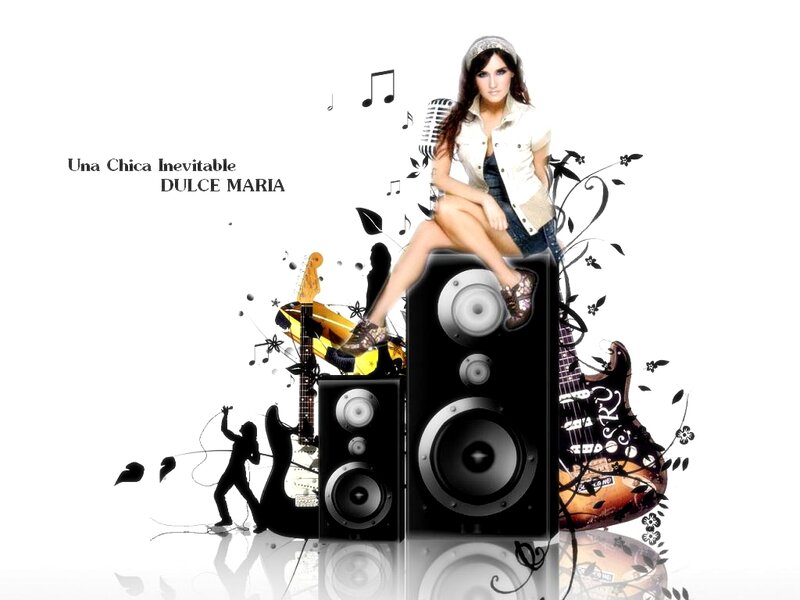 Dulce Maria music collage