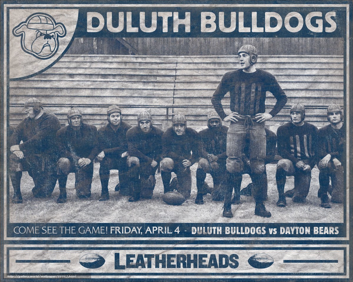 Duluth Bulldogs football poster