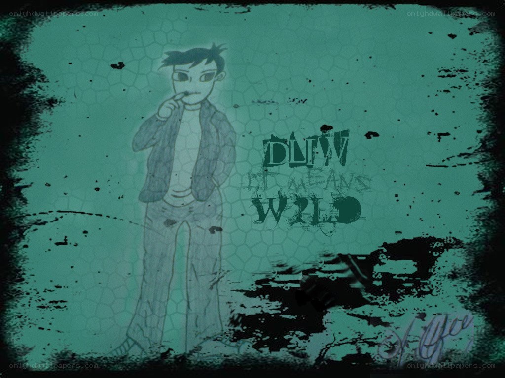 dumb means wild illustration