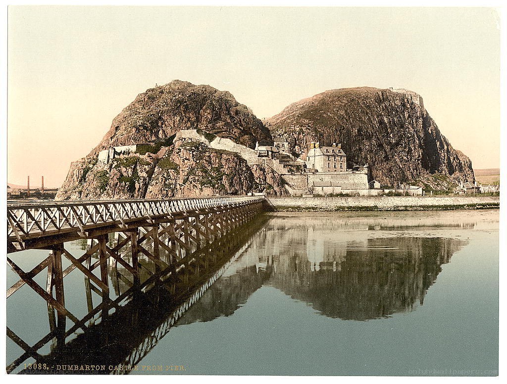 Dumbarton Castle from the pier