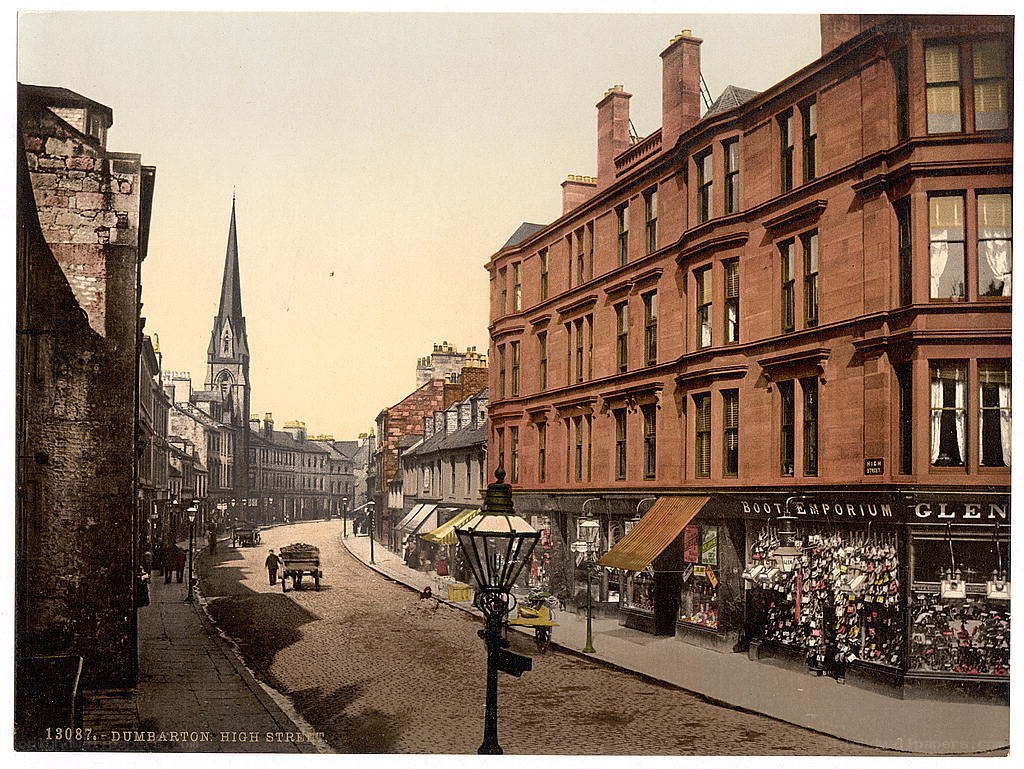 Dumbarton High Street view