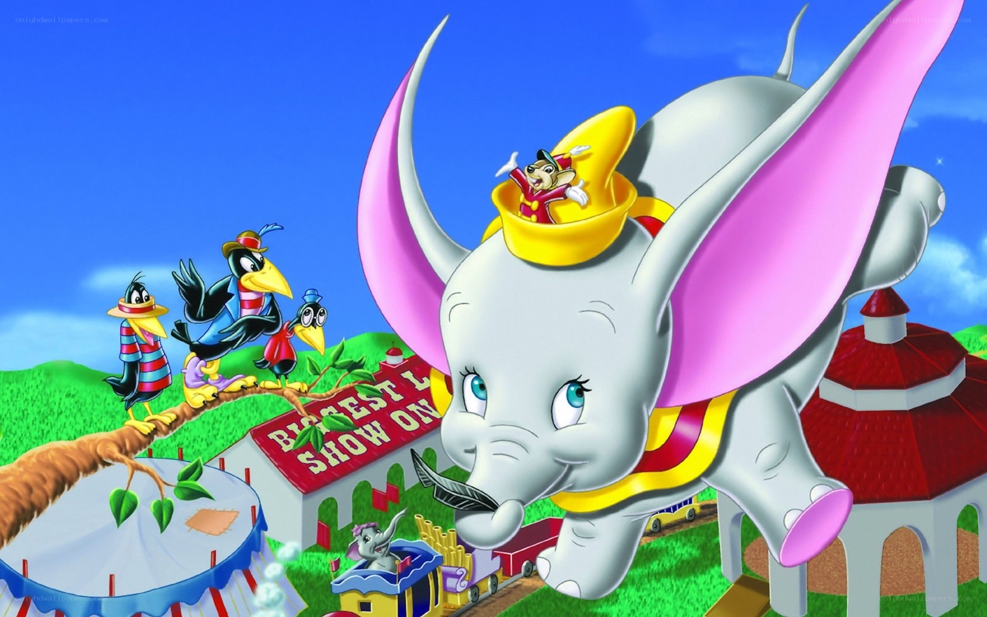 Dumbo circus scene