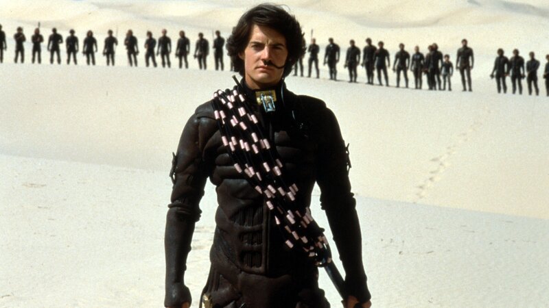 Dune character in desert