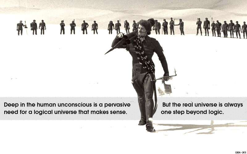 Dune character with quote