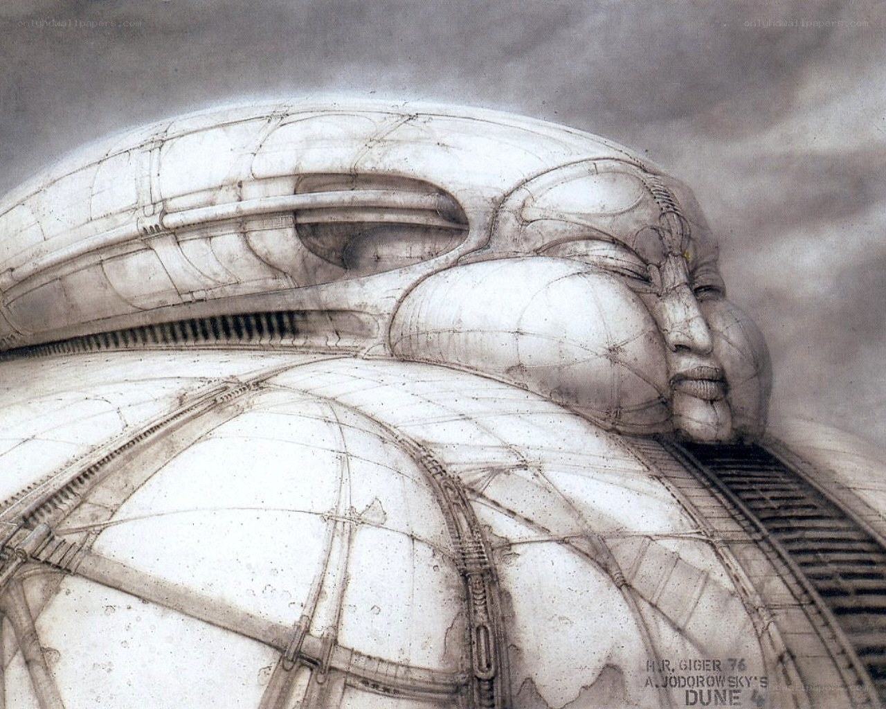 Dune concept art by H.R. Giger