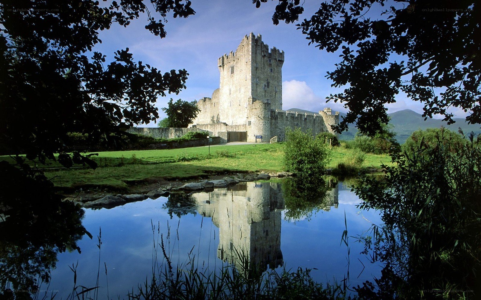 Dungarvan Castle reflection
