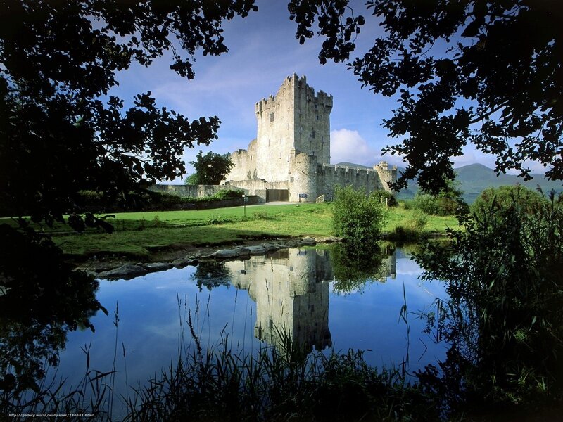 Dungarvan Castle reflection
