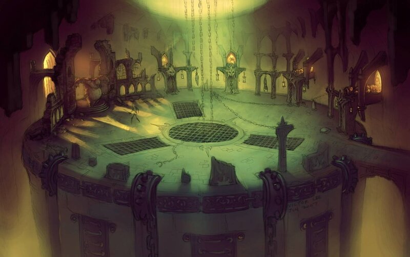 dungeon arena concept art