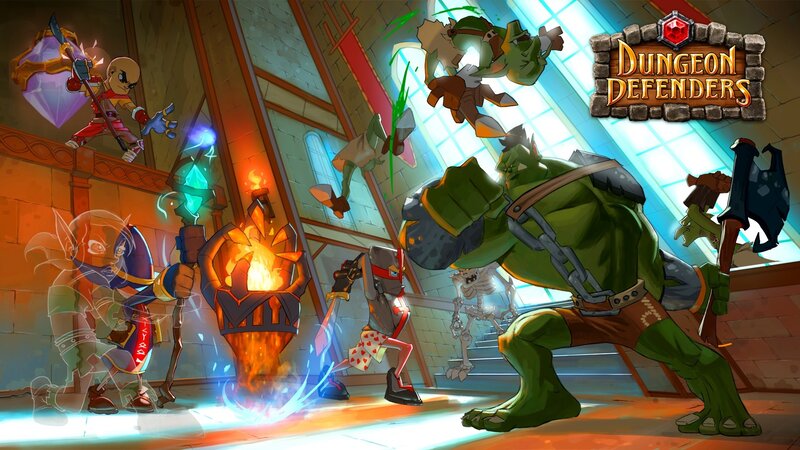 Dungeon Defenders action scene