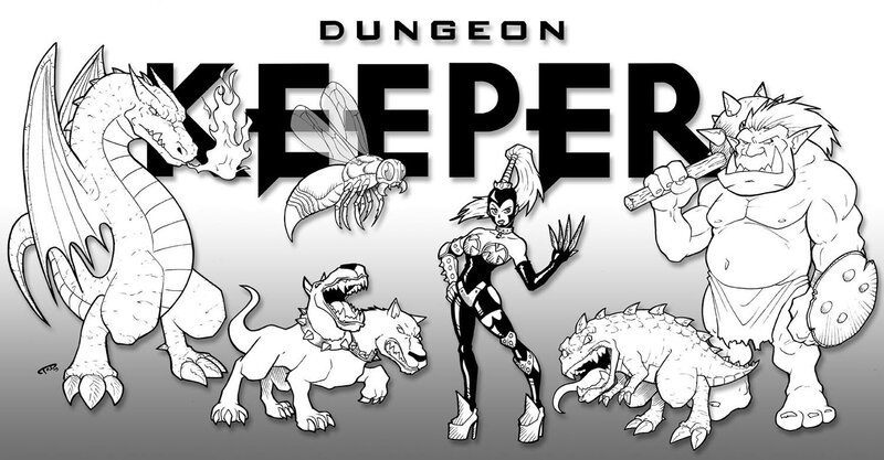 Dungeon Keeper character art