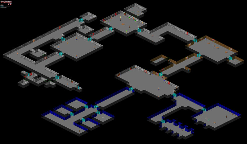 Dungeon map from a classic RPG