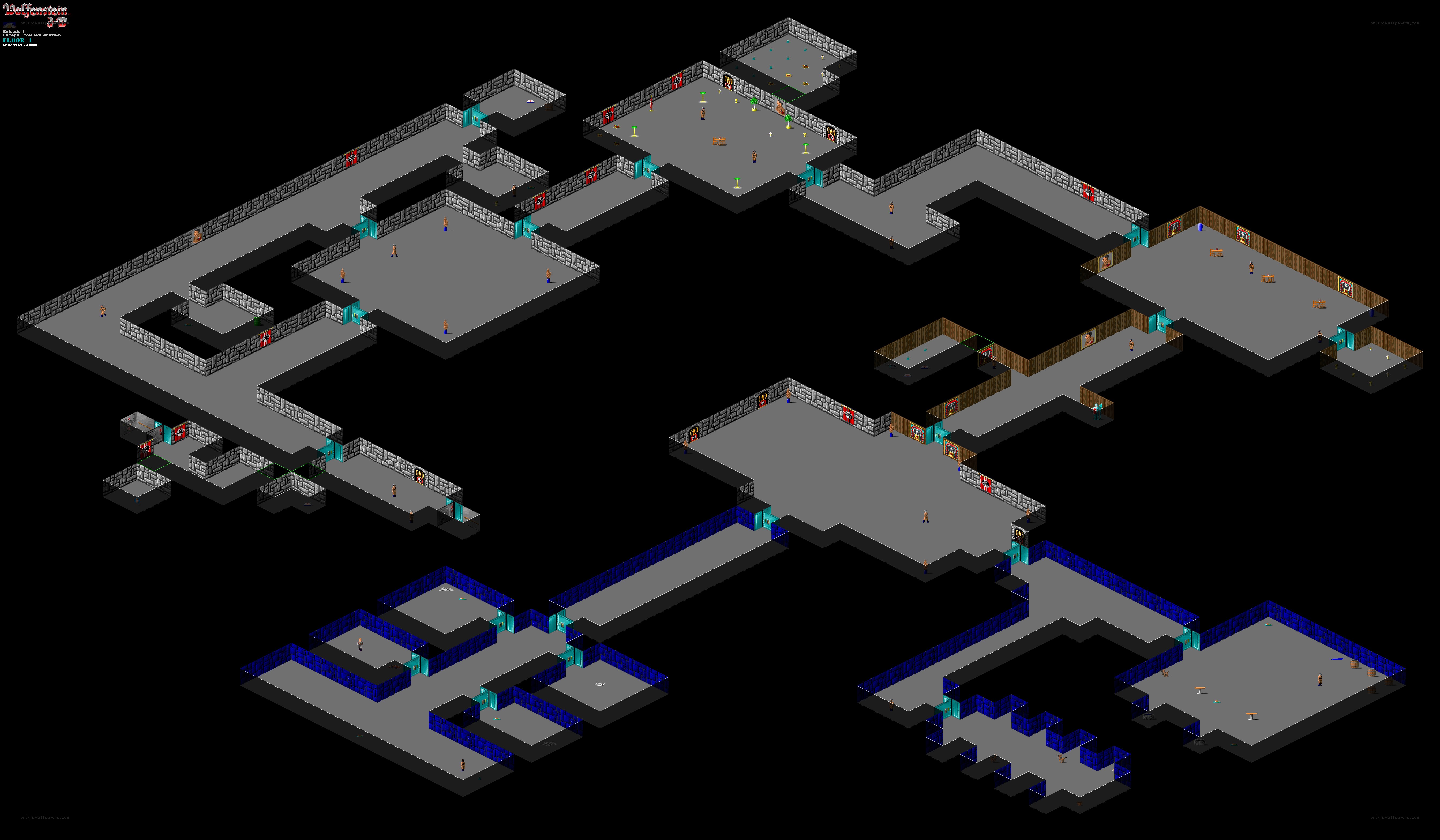 Dungeon map from a classic RPG
