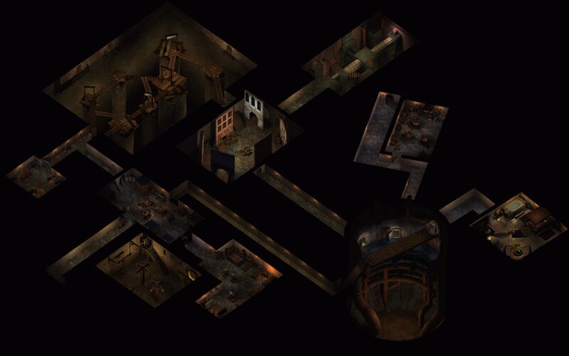 dungeon map layout