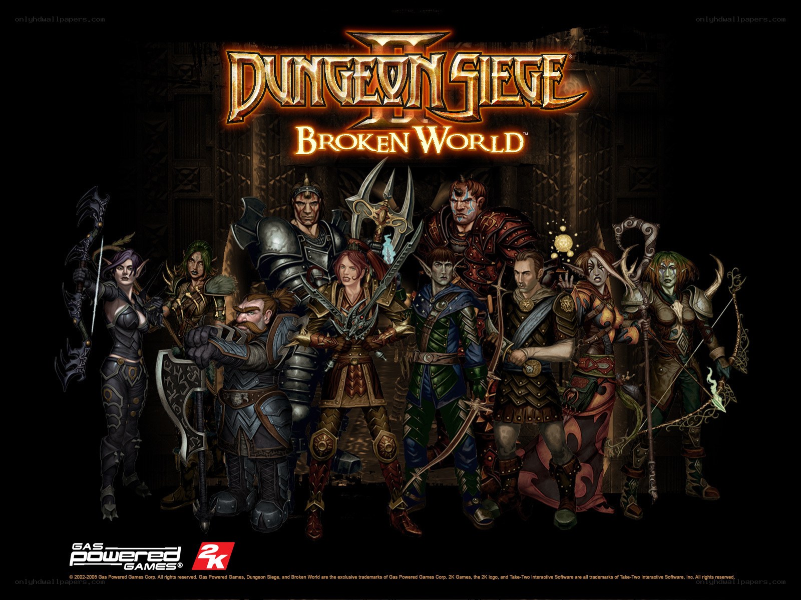 Dungeon Siege II: Broken World characters