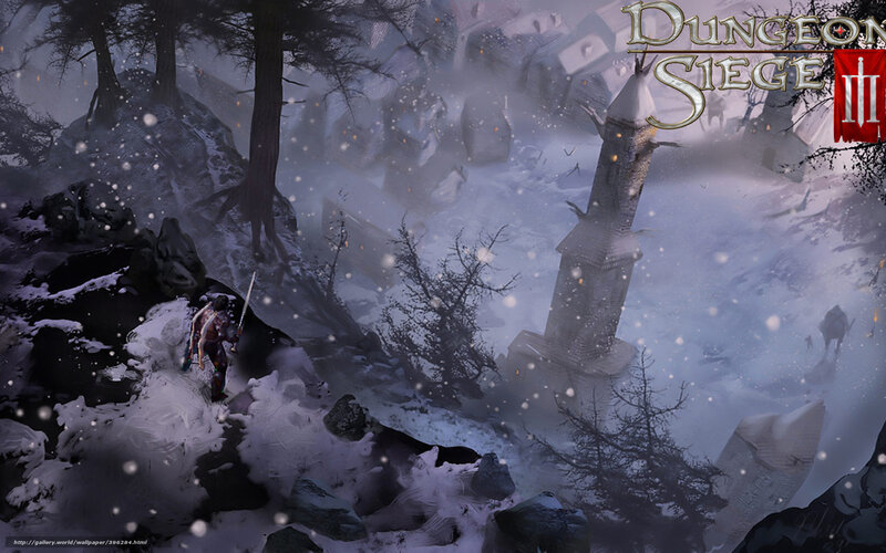 Dungeon Siege III snowy landscape