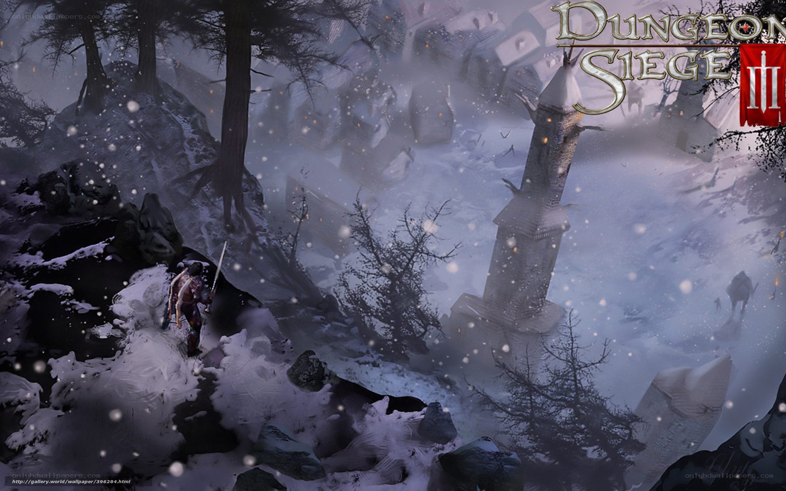 Dungeon Siege III snowy landscape