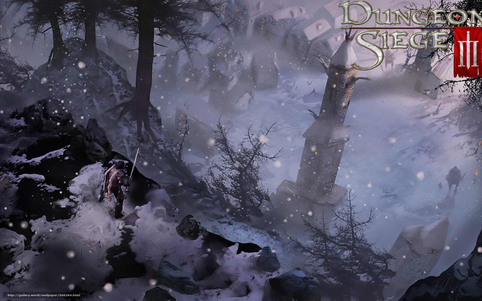Dungeon Siege III snowy landscape