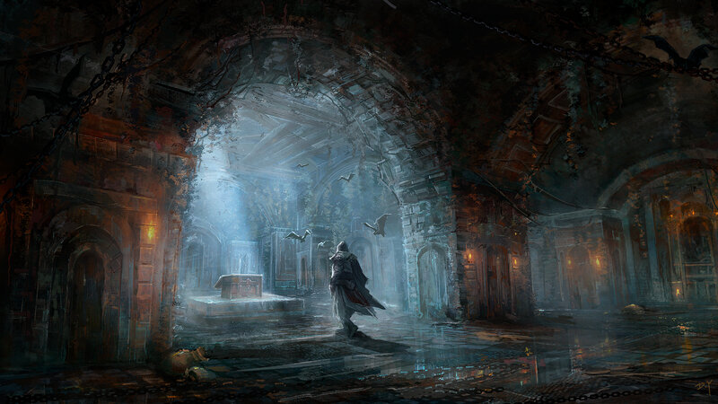 dungeon with assassin