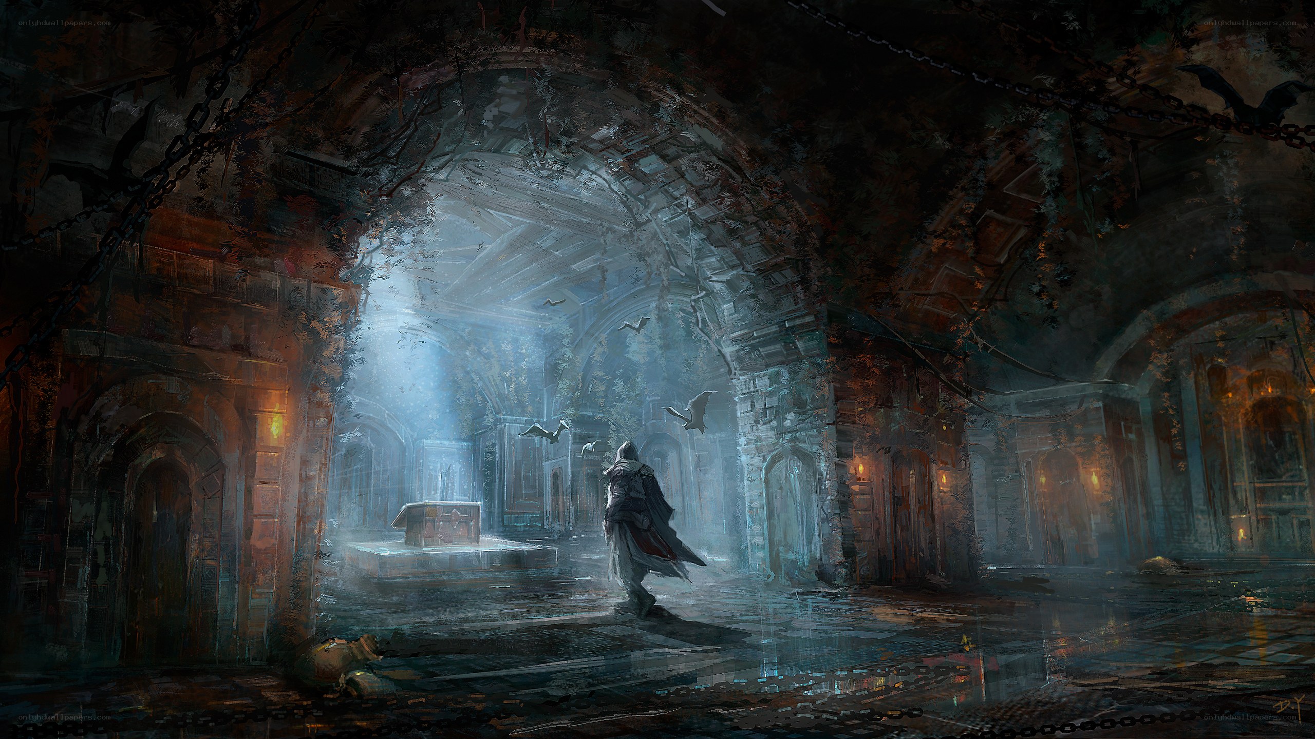 dungeon with assassin