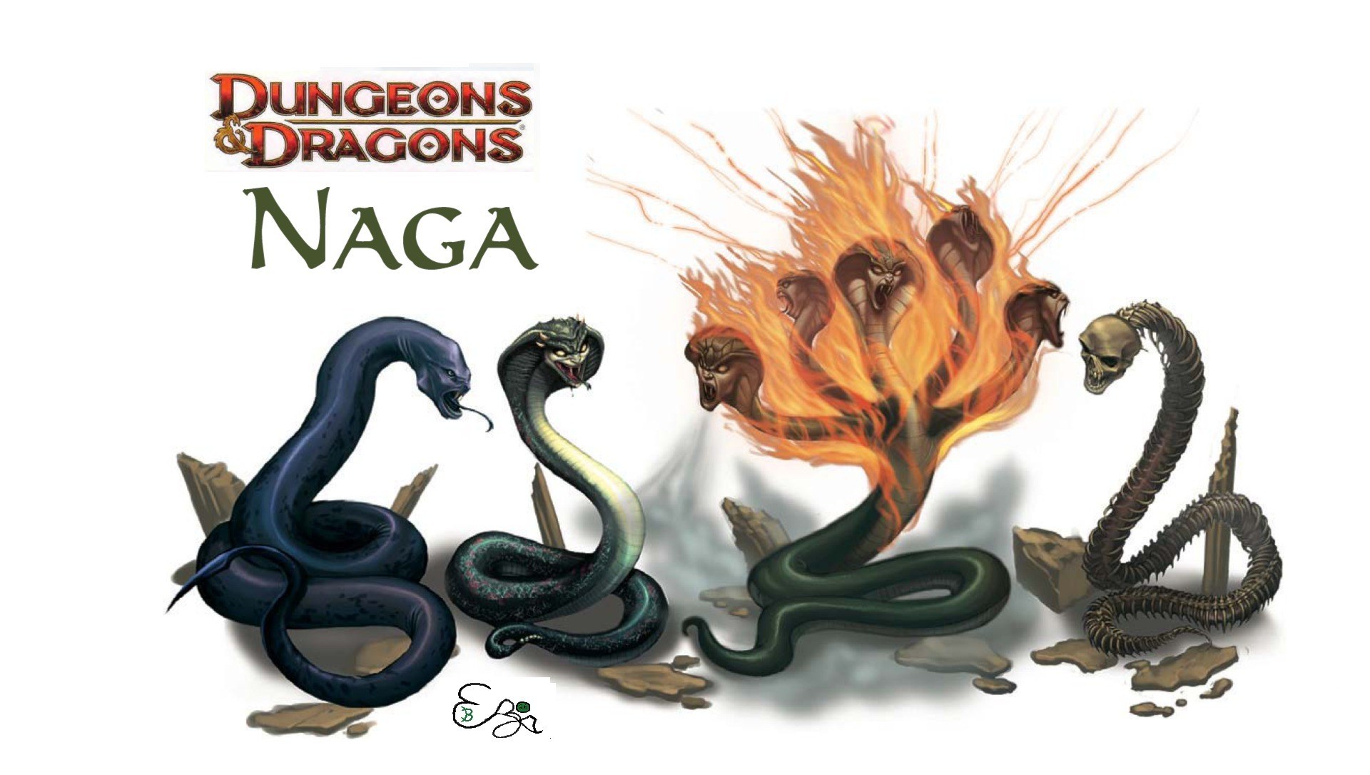 Dungeons & Dragons Naga creatures