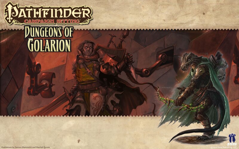 Dungeons of Golarion cover art
