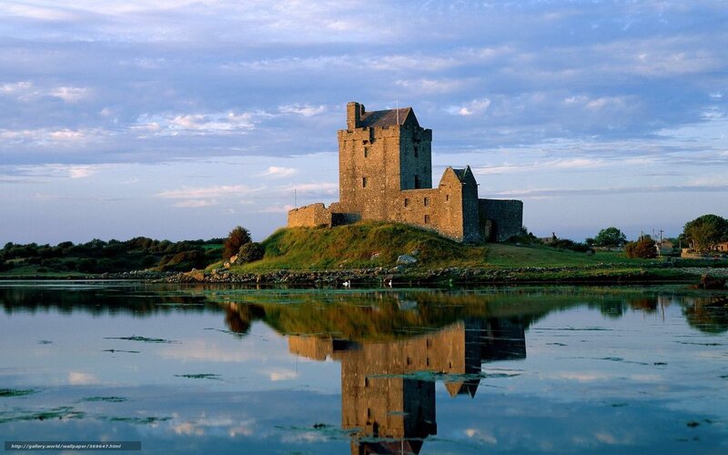 Dunluce Castle — Blue
