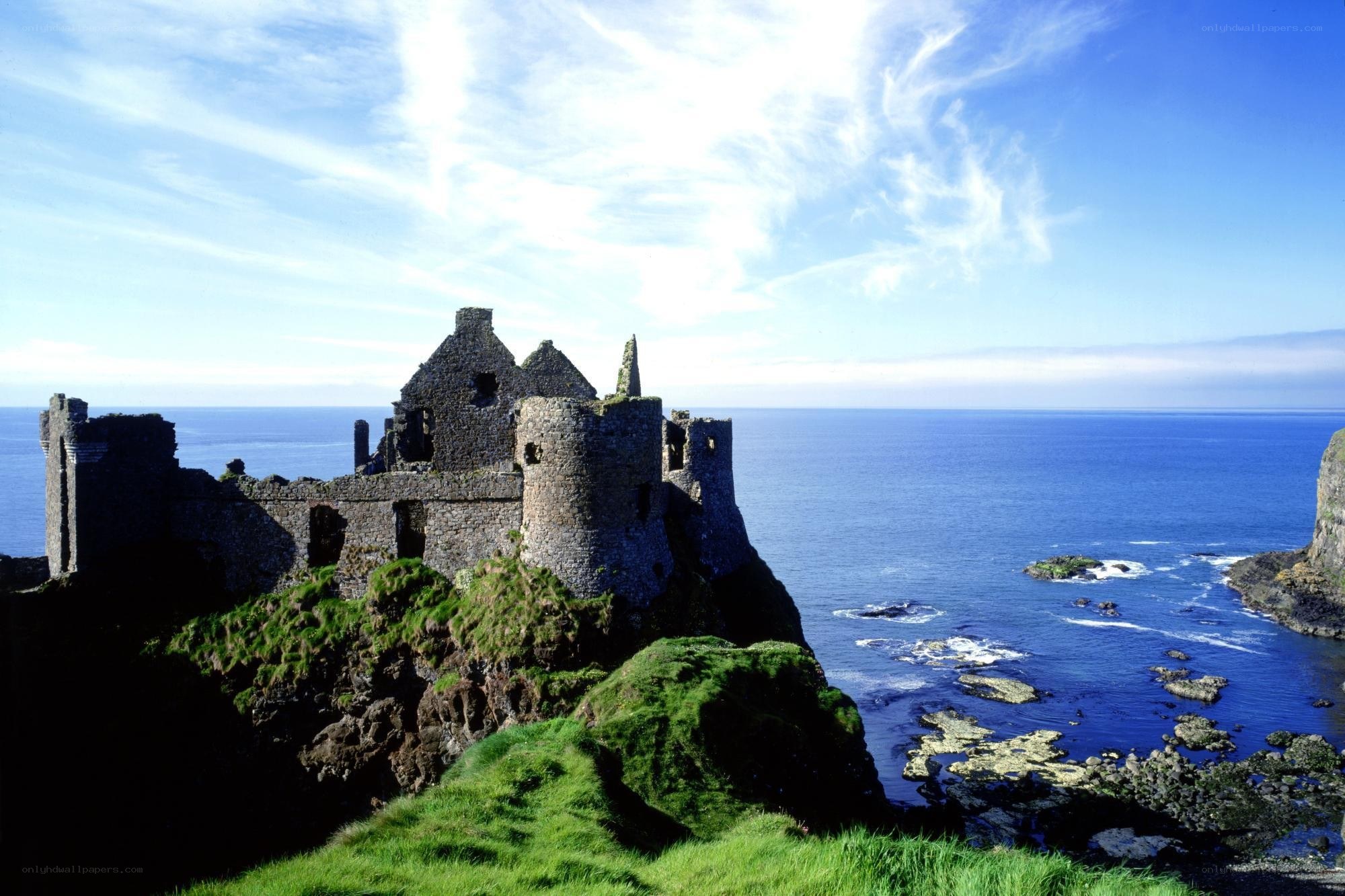 Dunluce Castle ruins