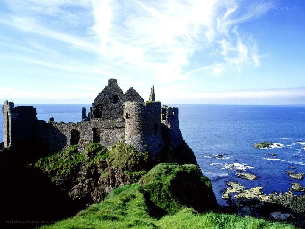 Dunluce Castle ruins
