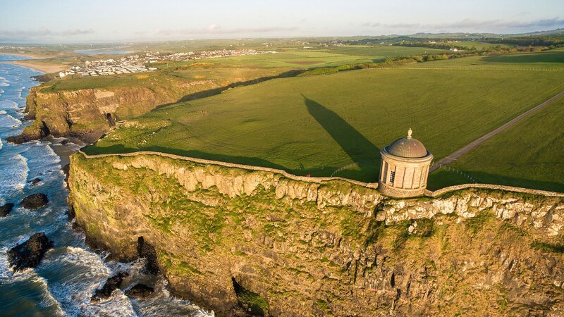 Dunluce Castle Ruins — Green