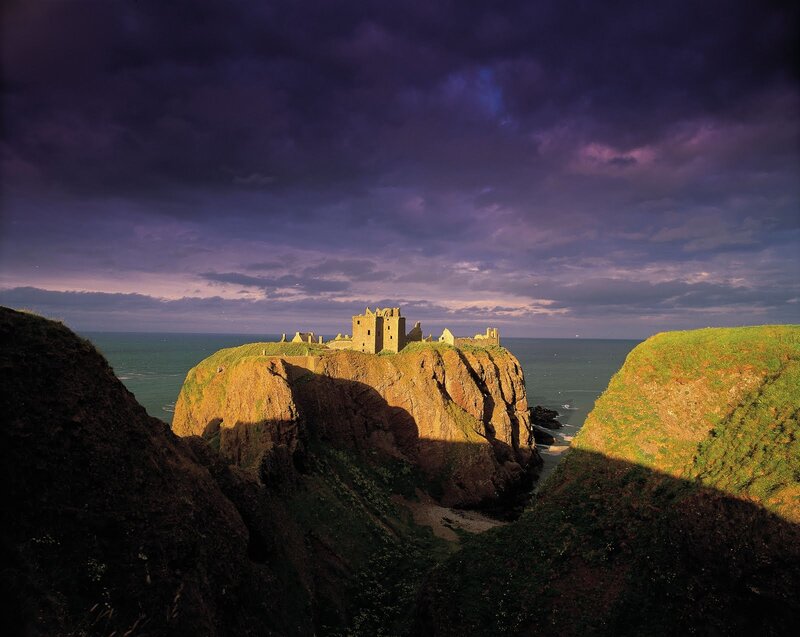 Dunnottar Castle — Purple