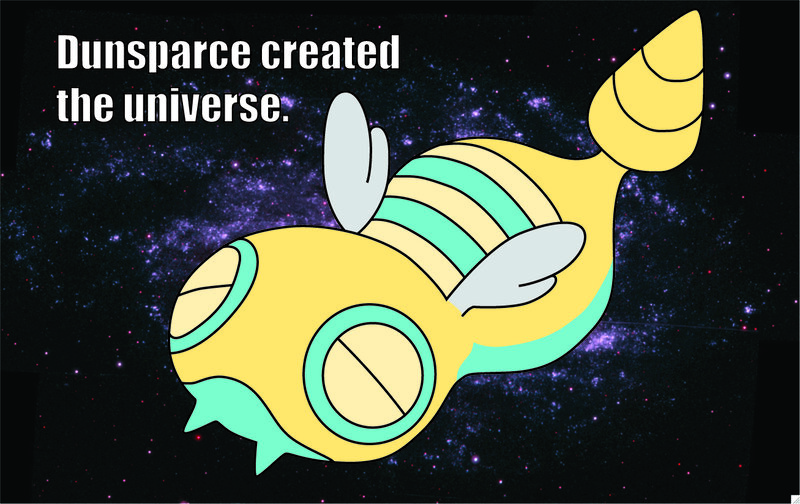 Dunsparce in space