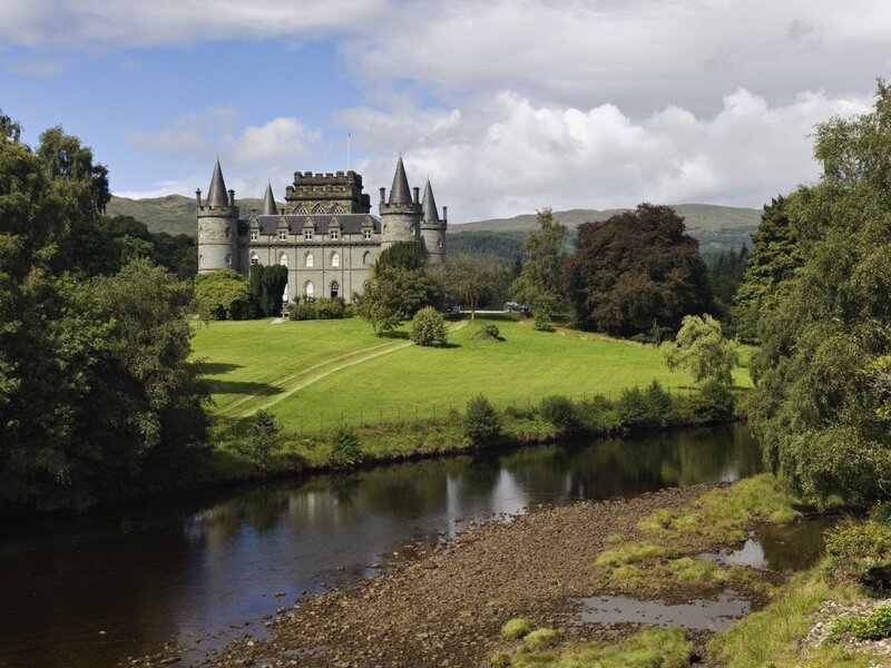 Dunvegan Castle by the river
