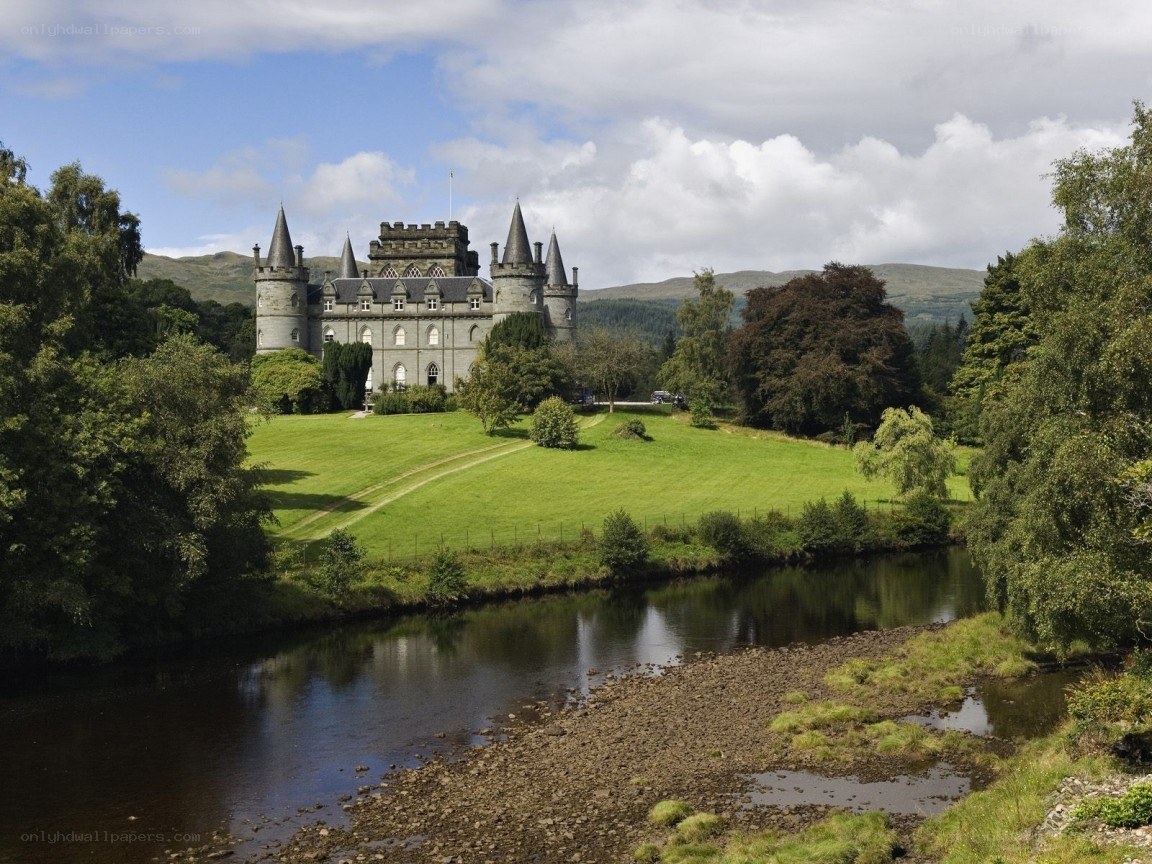 Dunvegan Castle by the river