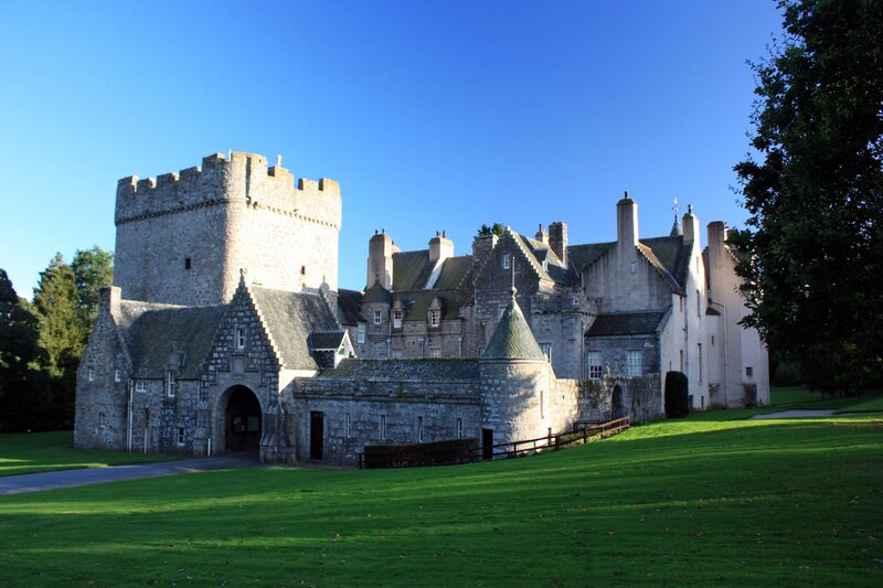 Dunvegan Castle on a sunny day
