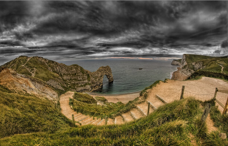 Durdle Door Arch — Green
