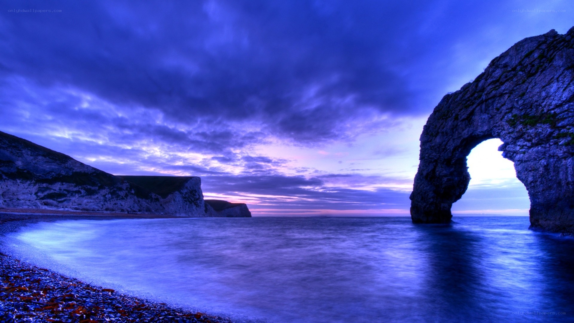 Durdle Door at twilight