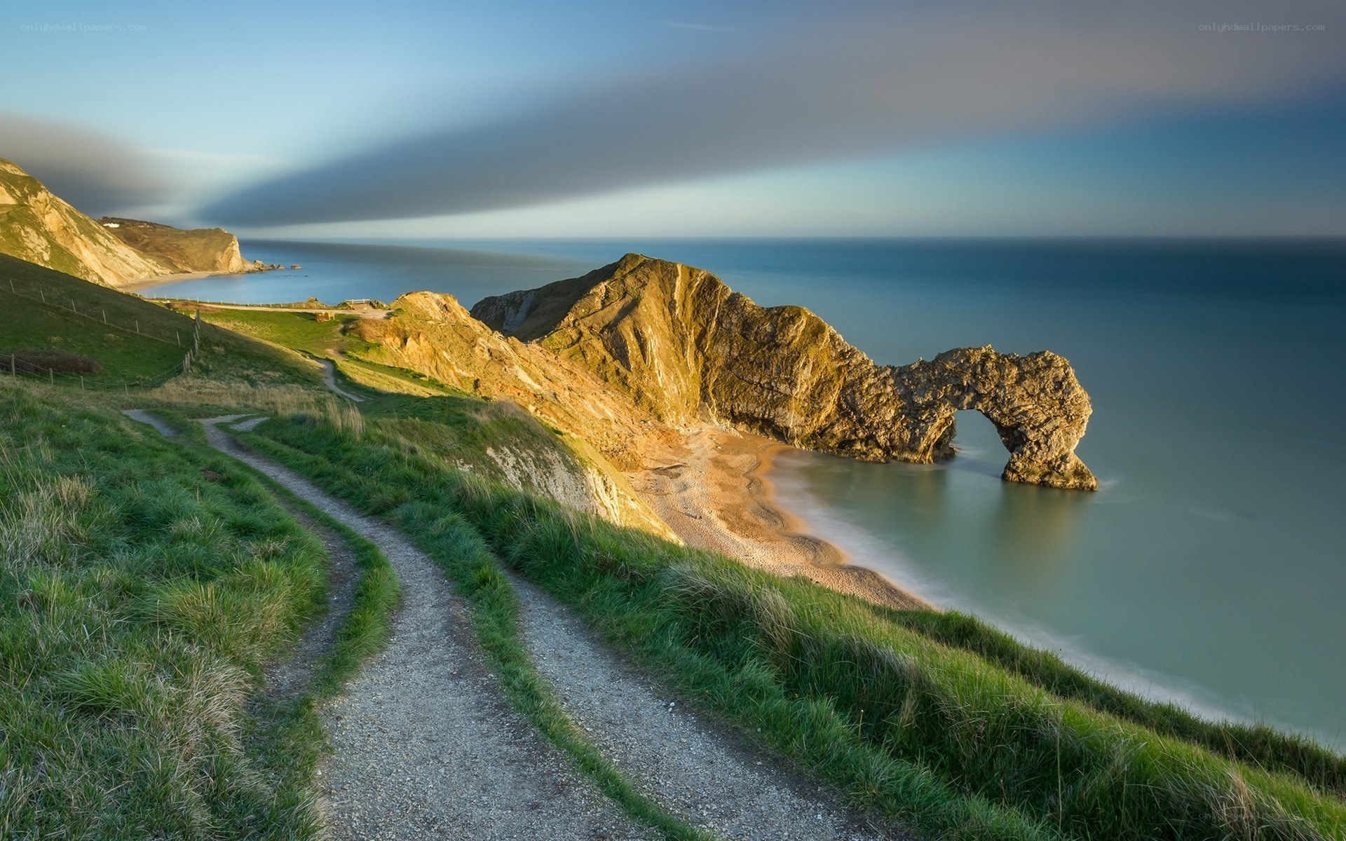 Durdle Door coastal landscape