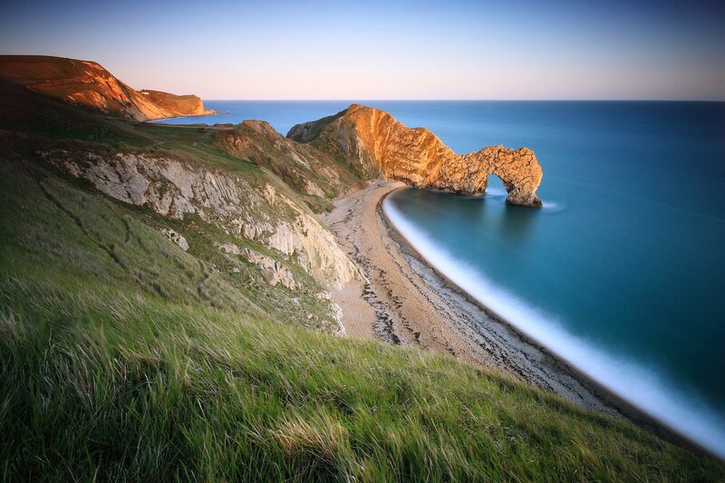 Durdle Door coastal landscape