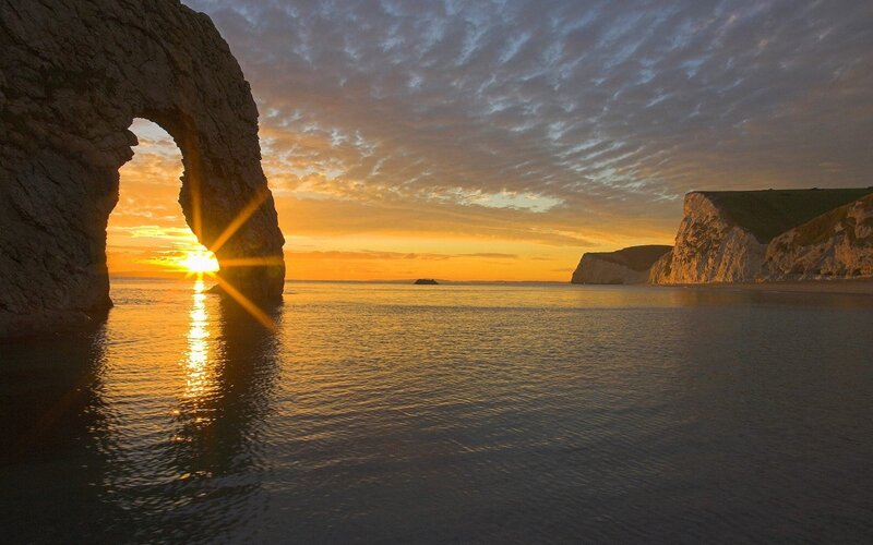 Durdle Door sunset