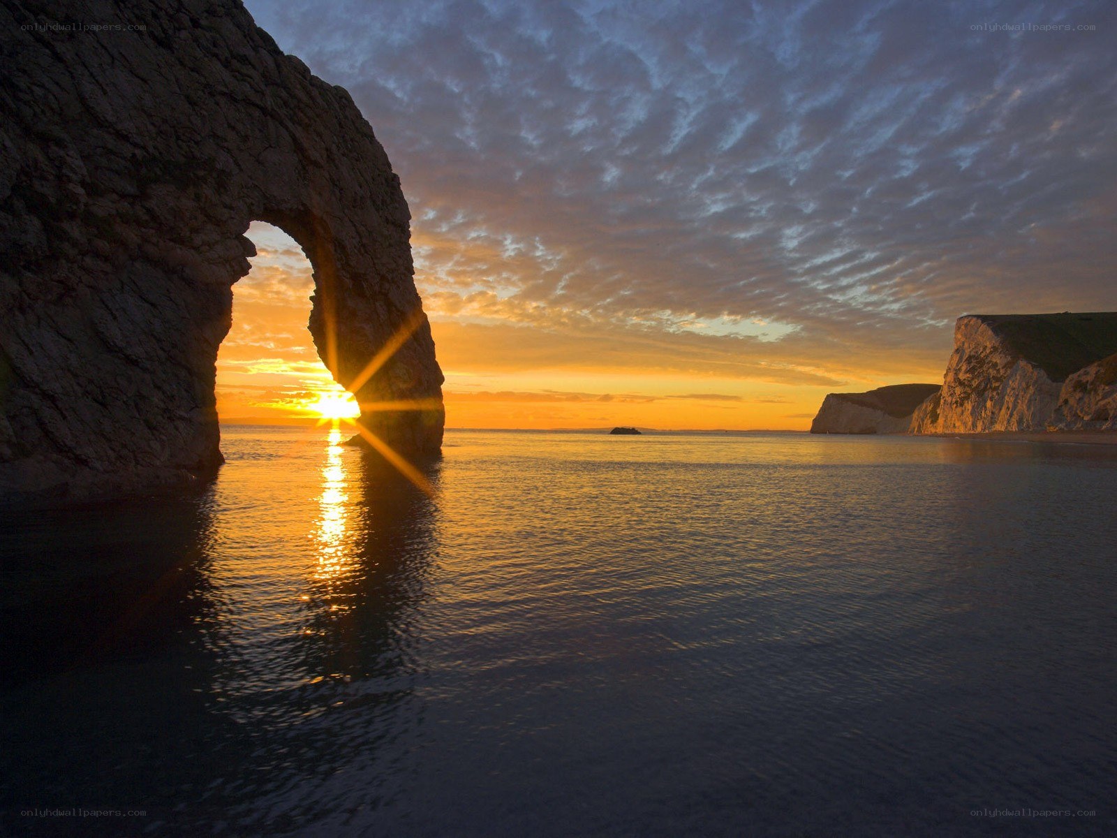 Durdle Door sunset