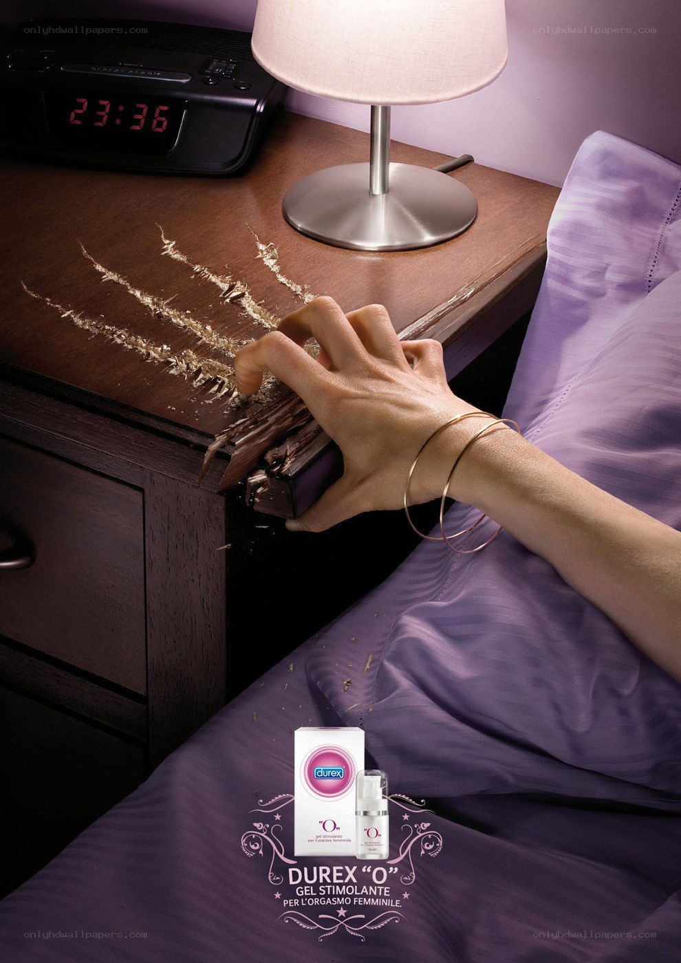 Durex O gel advertisement
