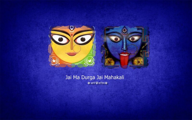 Durga and Mahakali Faces