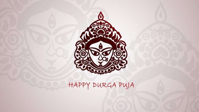 Durga Puja Illustration