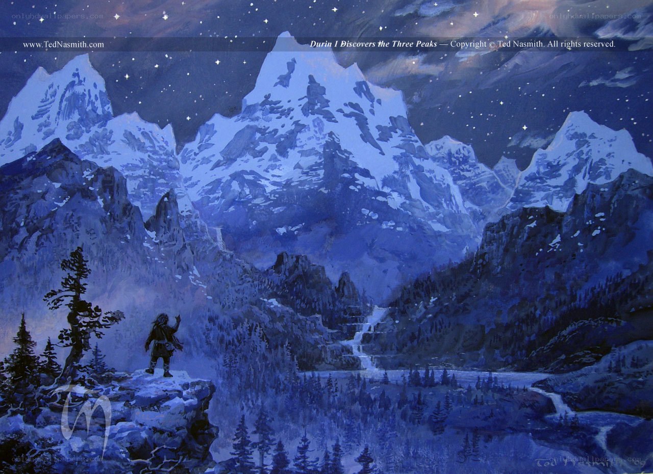 Durin Discovers the Three Peaks